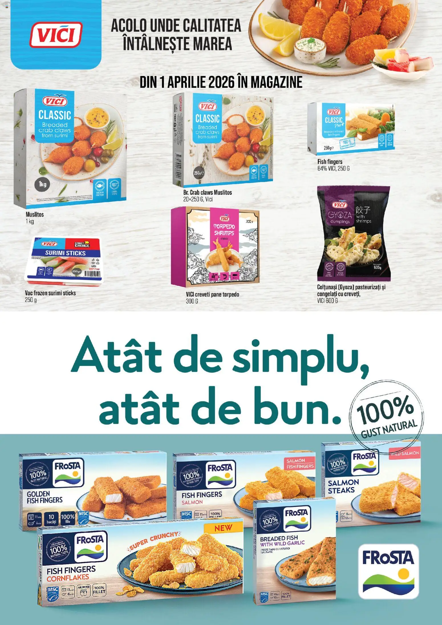 Noul catalog Auchan – valabil de la 25.03.2026 | Pagină: 53 | Produse: Pește, Usturoi