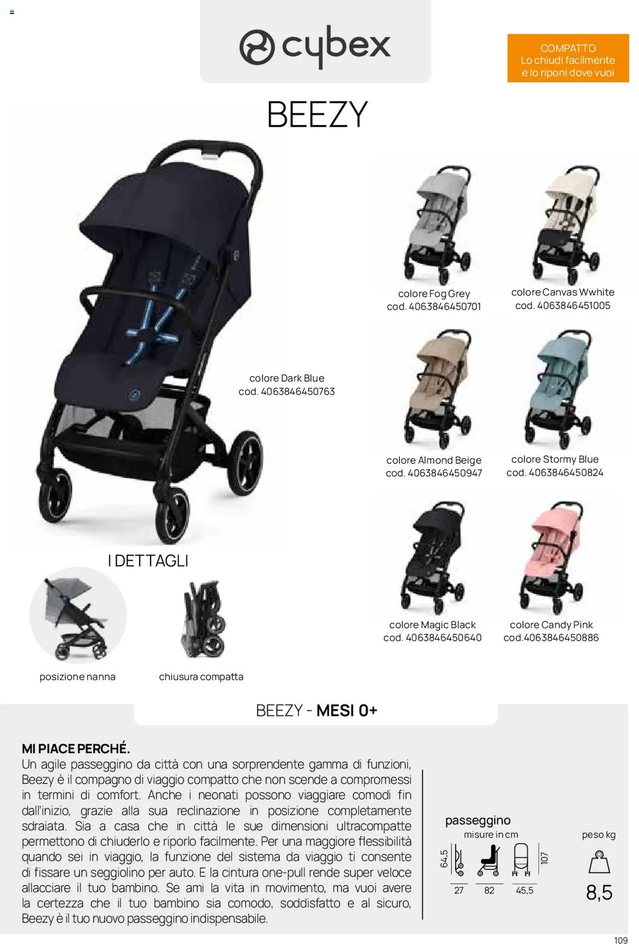 Volantino Prenatal del 01.01.2025 | Pagina: 30 | Prodotti: Cintura, Passeggino, Seggiolino