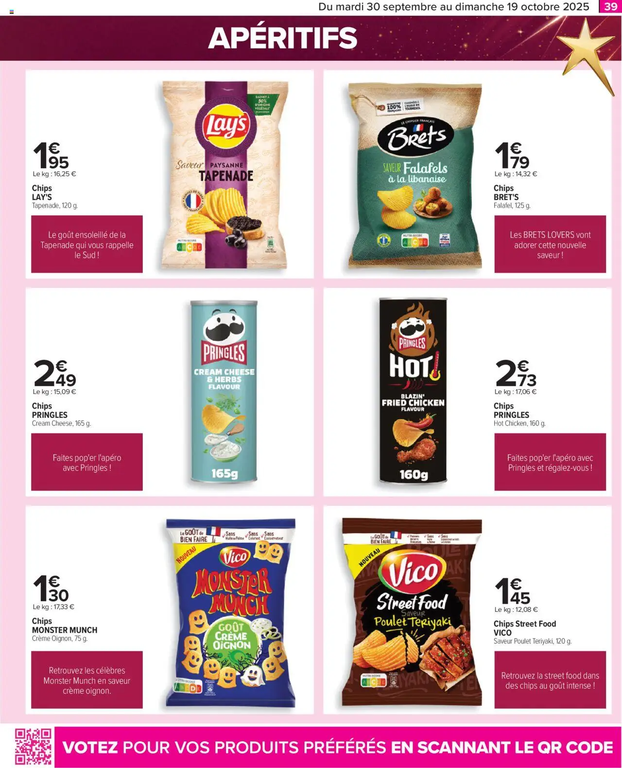  | Page: 39 | Produits: Oignon, Chips, Crème