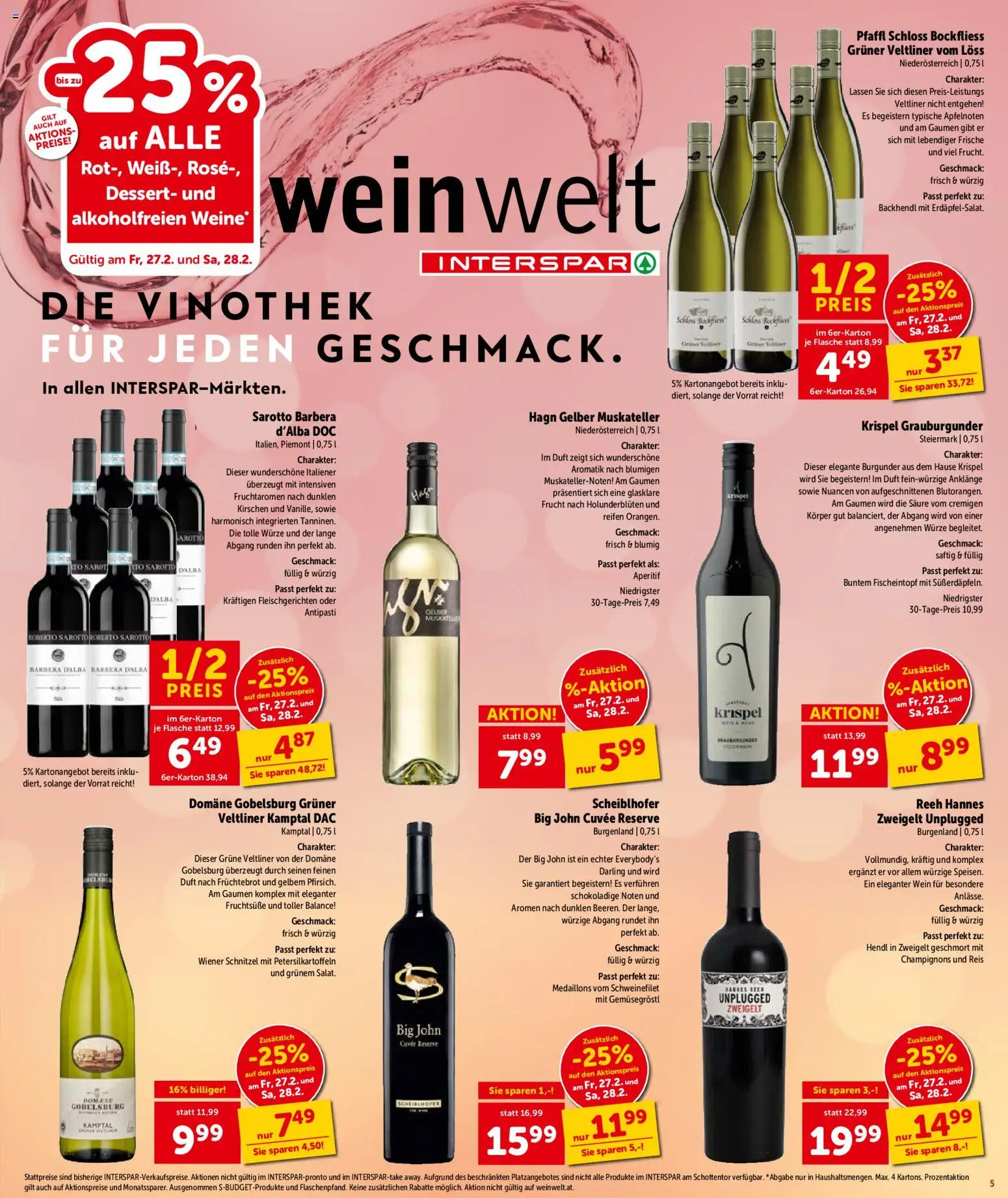 Interspar Flugblatt - Niederösterreich gültig ab 26.02.2026 | Seite: 6 | Produkte: Duft, Wein, Reis