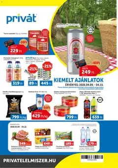 PRIVÁT akciós újság - amely érvényes a következő dátumtól: 09.04.2026