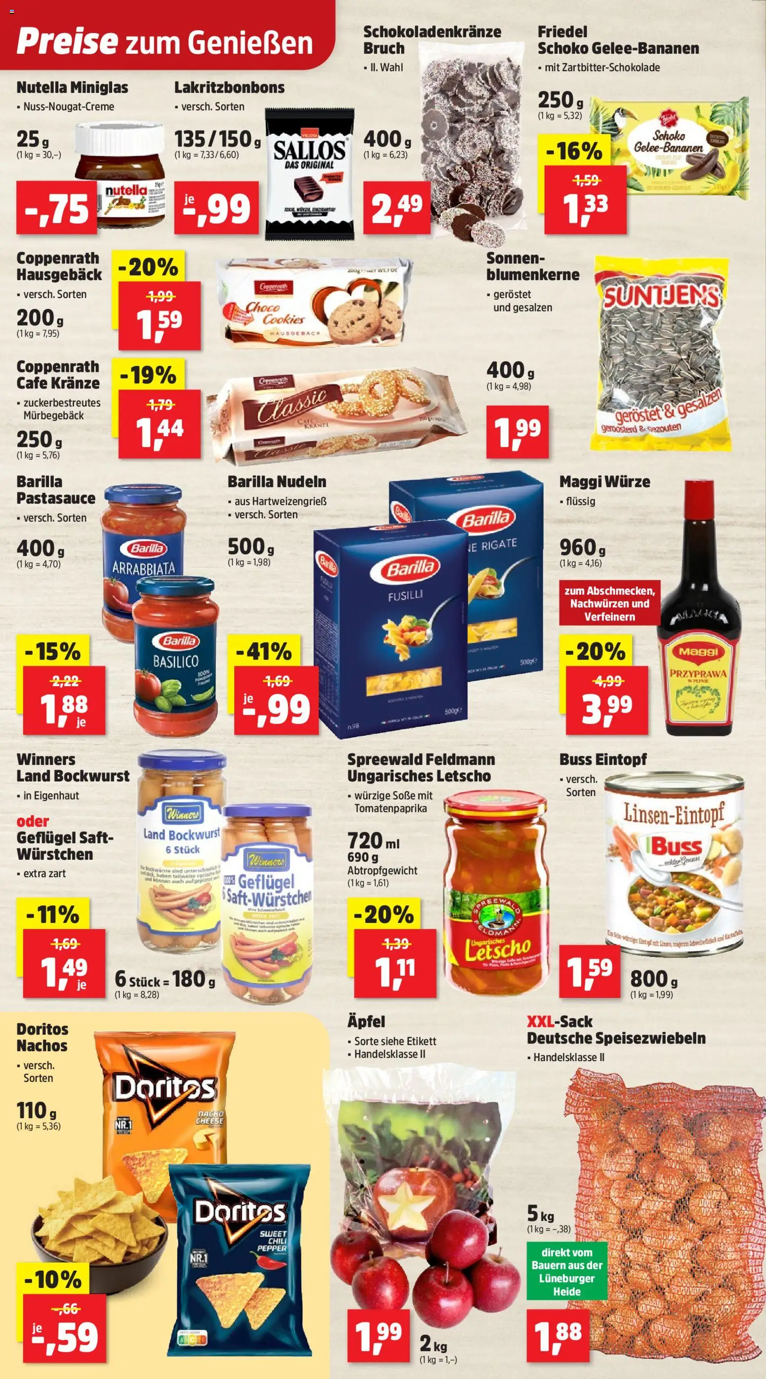 Thomas Philipps Prospekt 	 – gültig ab 15.12.2025 | Seite: 18 | Produkte: Nachos, Äpfel, Soße, Nudeln