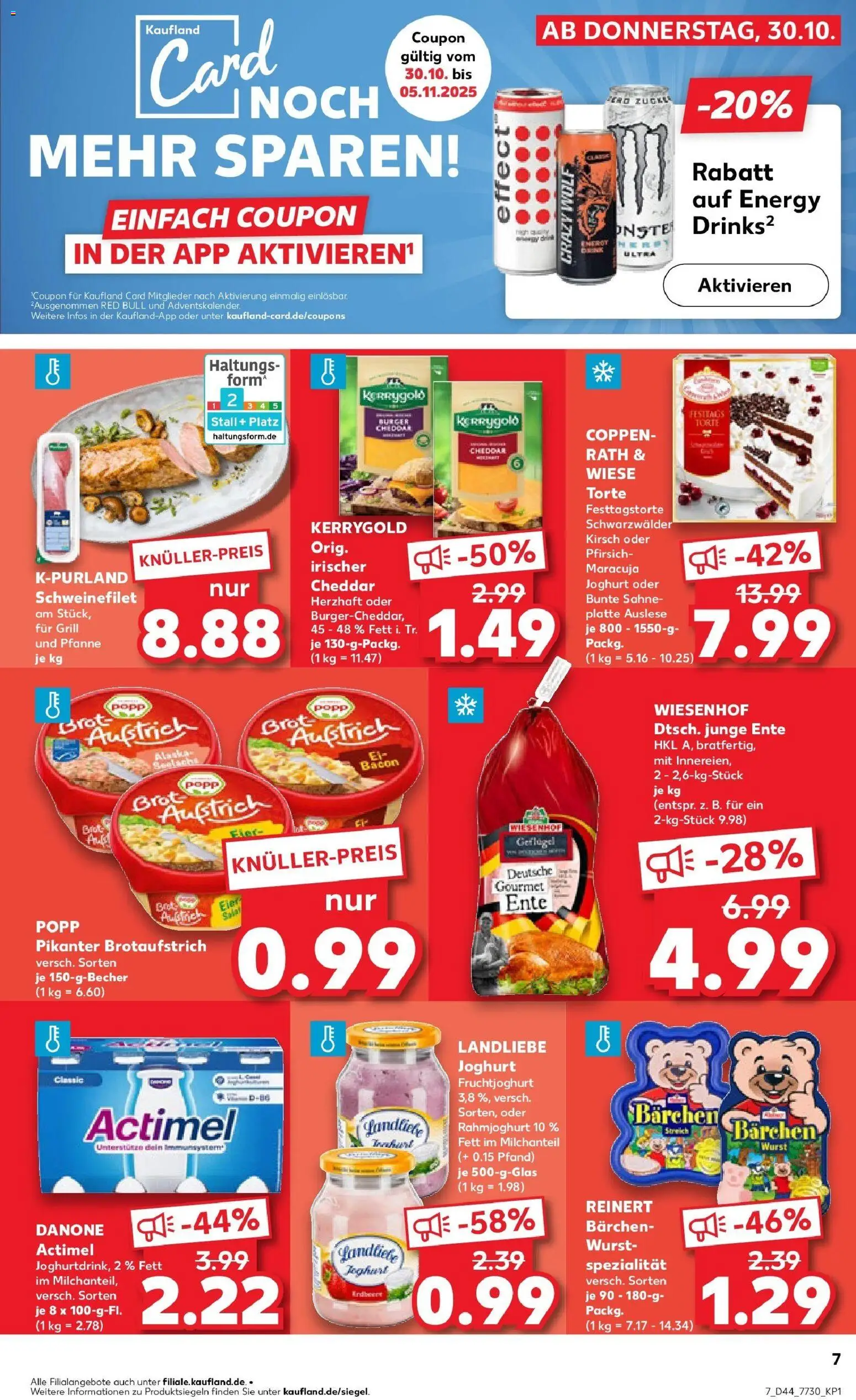 Kaufland prospekt Bad Kissingen	 – gültig ab 30.10.2025 | Seite: 7 | Produkte: Grill, Red bull, Burger, Schweinefilet