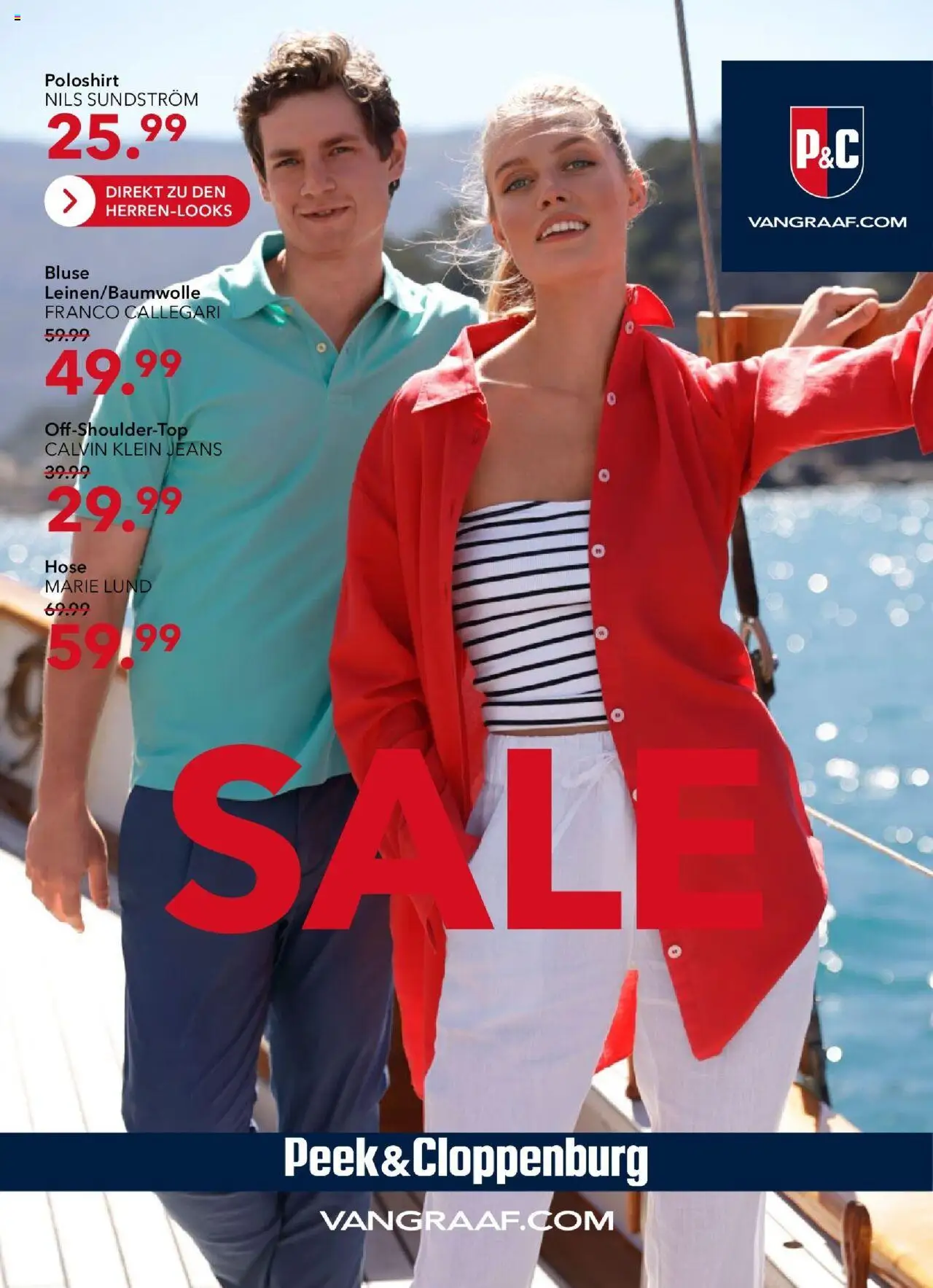 Peek & Cloppenburg - Peek & Cloppenburg: Sale - gültig ab dem 14.06.2025 | Seite: 1 | Produkte: Poloshirt, Bluse, Hose, Jeans