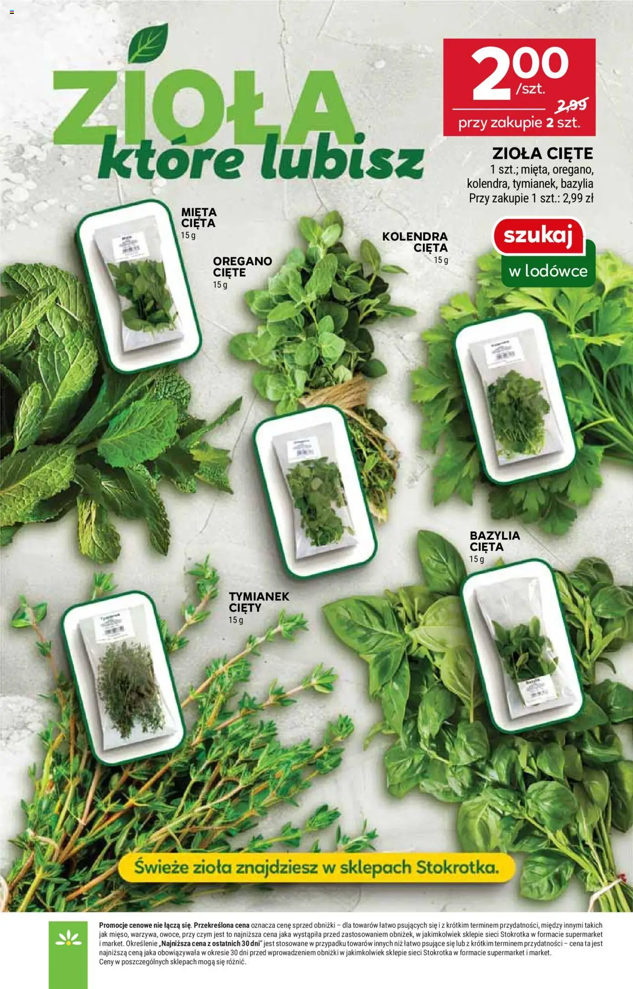 Stokrotka Gazetka od 18.09.2025 | Strona: 9 | Produkty: Oregano, Stokrotka, Mięta, Bazylia