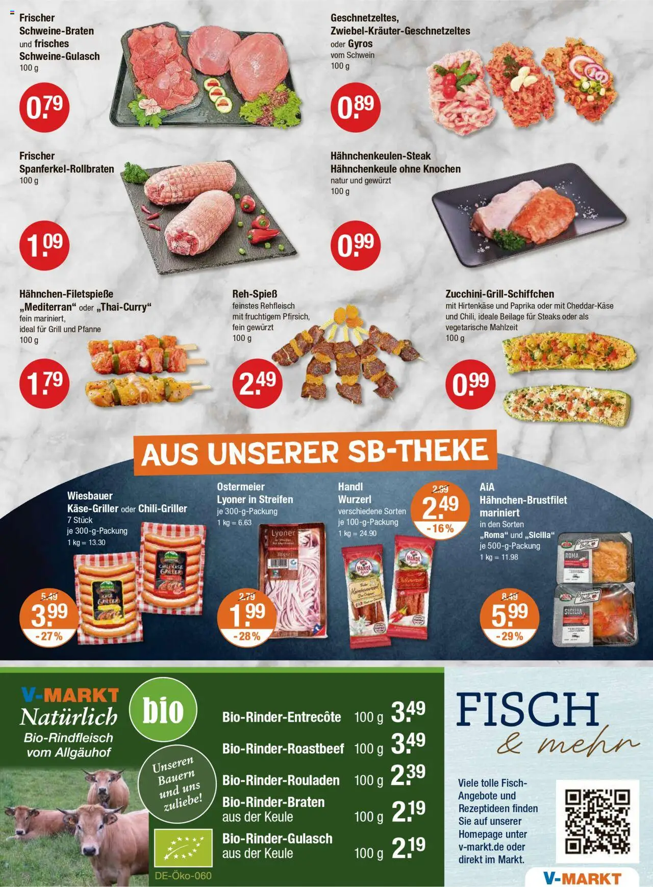 V-Markt - M&#252;nchen - gültig ab dem 07.08.2025 | Seite: 3 | Produkte: Schweinegulasch, Käse, Gyros, Griller