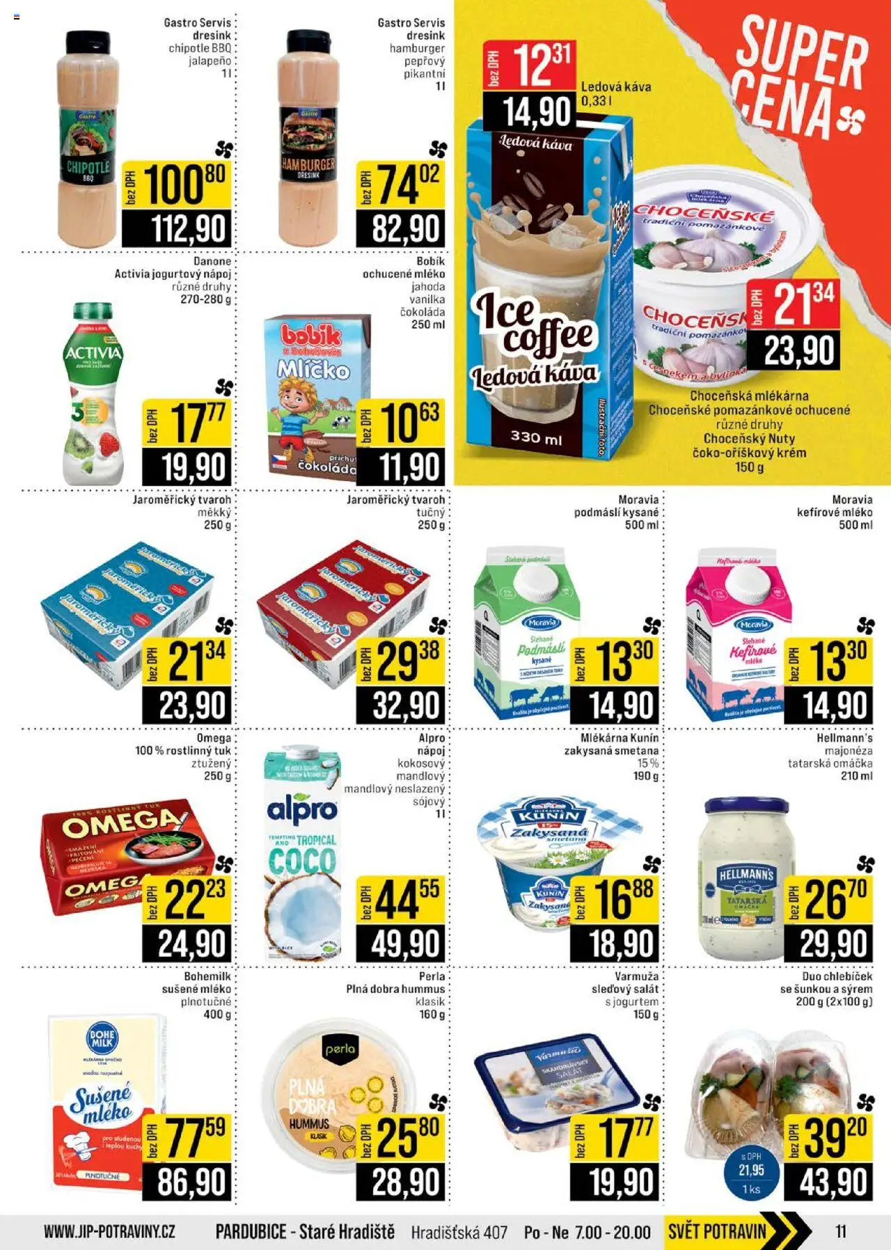 Jip leták - Cash & Carry od 22.10.2025 | Strana: 11 | Produkty: Hamburger, Krém, Salát, Jogurtový nápoj