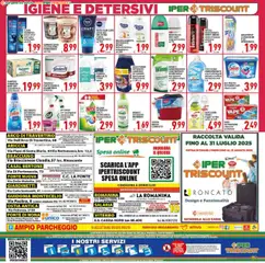 Volantino Ipertriscount del 25.07.2025 | Pagina: 20 | Prodotti: Pannolini, Mocio, Intimo, Lavatrice