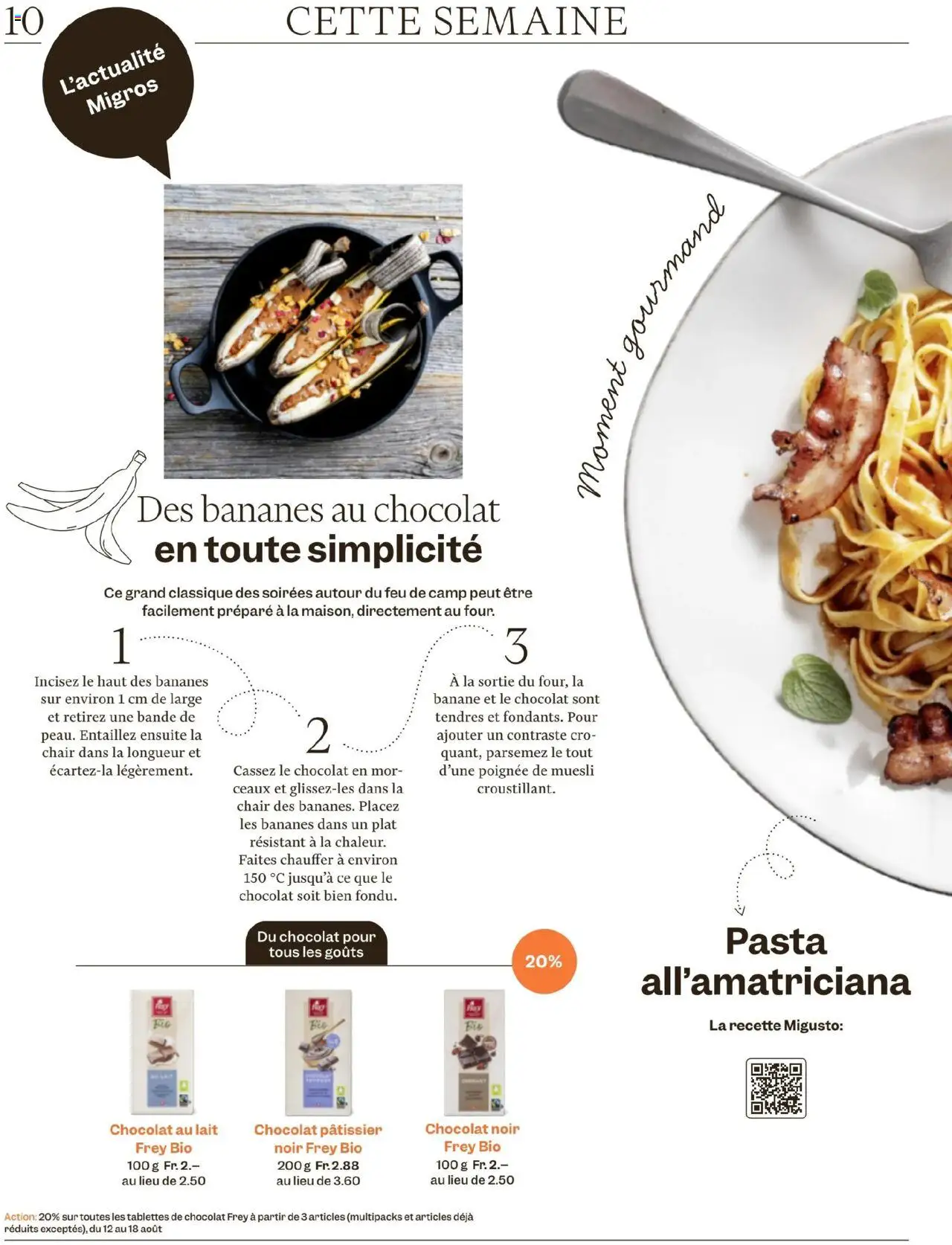 Migros - Magazin FR ab 12.08.2025 | Seite: 10 | Produkte: Pasta