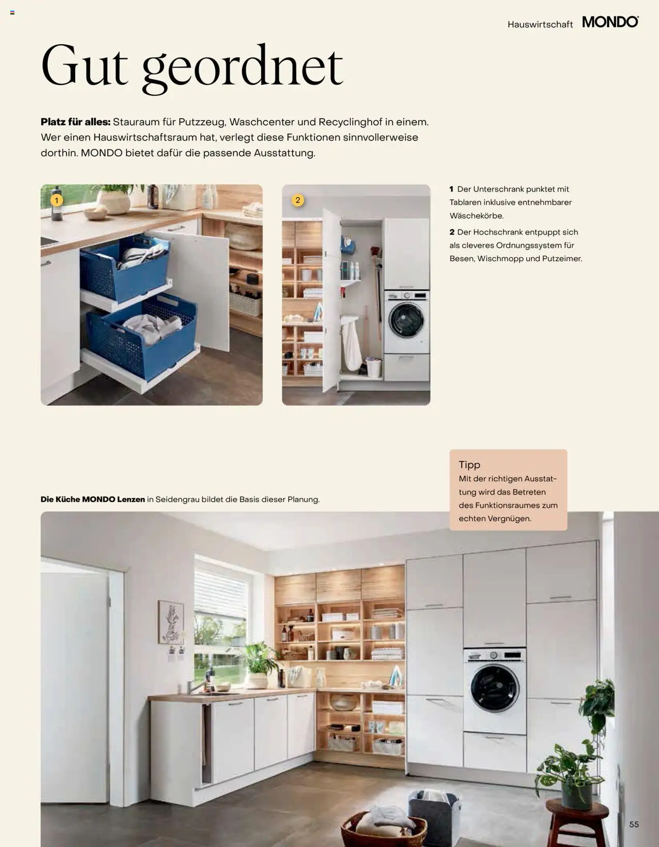 Ostermann Mondo Küchenprospekt – gültig ab 26.05.2025 | Seite: 55 | Produkte: Küche, Unterschrank, Hochschrank