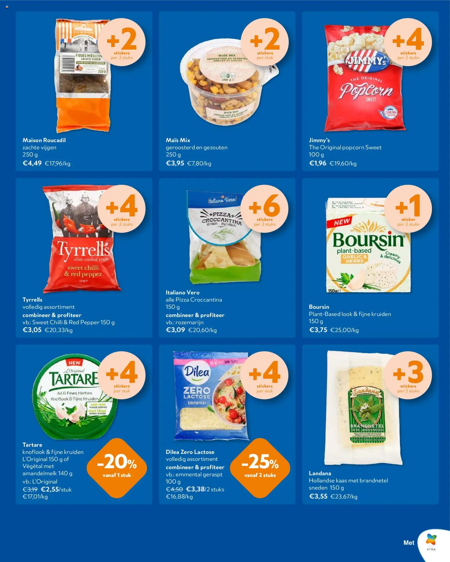 {H1} | Pagina: 7 | Producten: Maïs, Stickers, Knoflook, Kaas