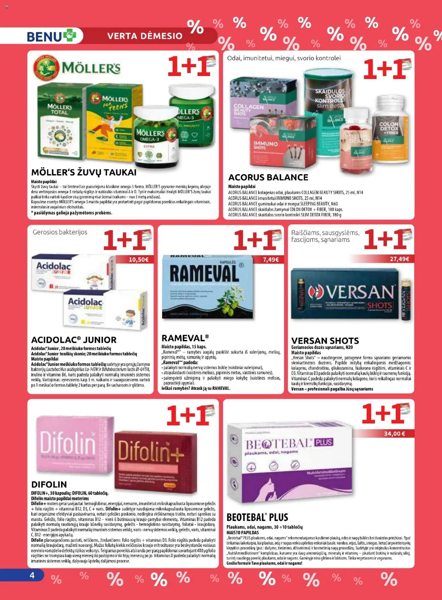 BENU akcijos nuo 01.12.2025 | Puslapis: 4 | Prekių: Guminukai