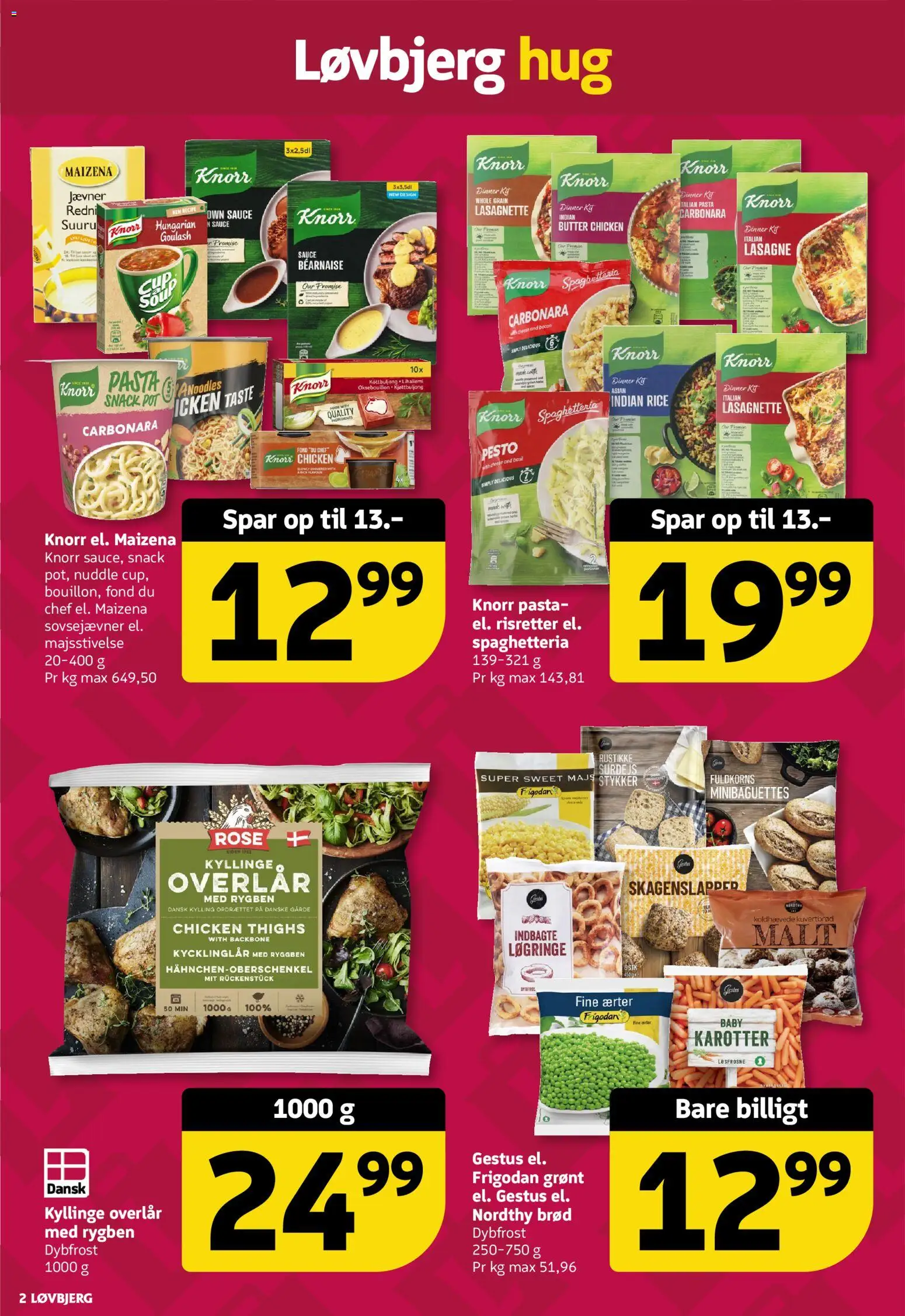 Løvbjerg tilbudsavis – gyldig fra 20.02.2026 | Side: 2 | Produkter: Brød, Pesto, Ærter, Carpete