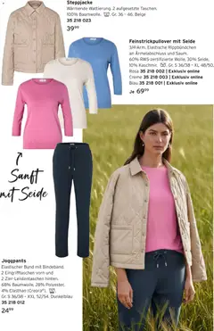Prospekt Tchibo Style in voller Blüte ab 01.04.2026 gültig | Seite: 12 | Produkte: Steppjacke, Creme