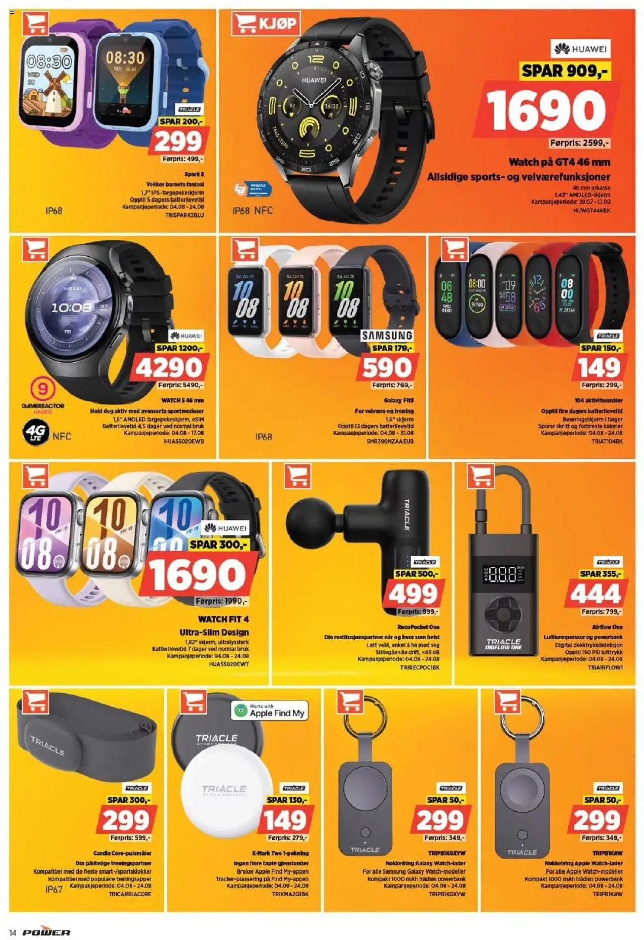  | Side: 14 | Produkter: Powerbank, Skjerm, Steps
