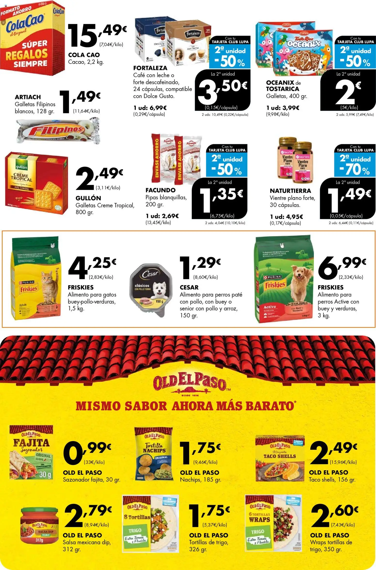 Lupa Supermercados folleto │ válido desde el 19.03.2026 | Página: 11 | Productos: Leche, Café, Paté, Galletas