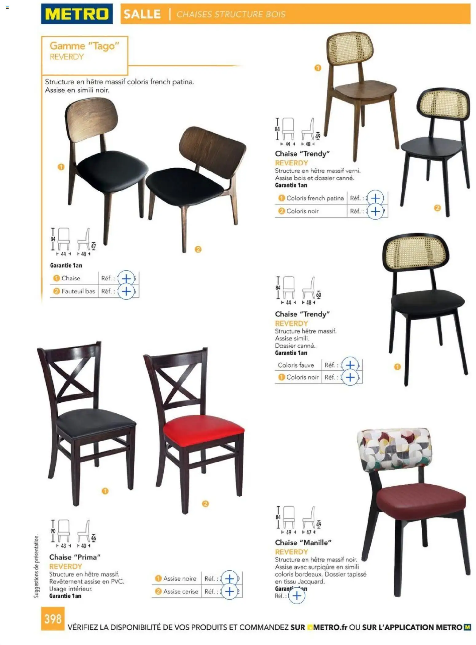 {H1} | Page: 398 | Produits: Fauteuil, Chaise