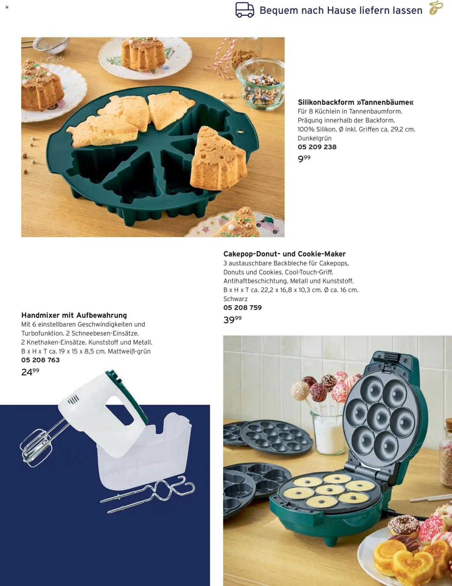 Angebote Tchibo – gültig ab 01.11.2025 | Seite: 77 | Produkte: Handmixer, Donuts
