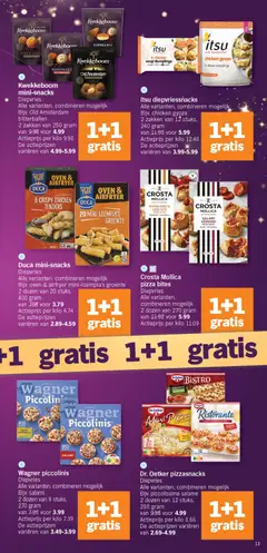 Crosta Mollica pizza bites, Diepvries. Alle varianten, combineren mogelijk 2 dozen van 270 gram - Voorbeeld van een folder van Albert Heijn, geldig van 27.12.2025 | Pagina: 13