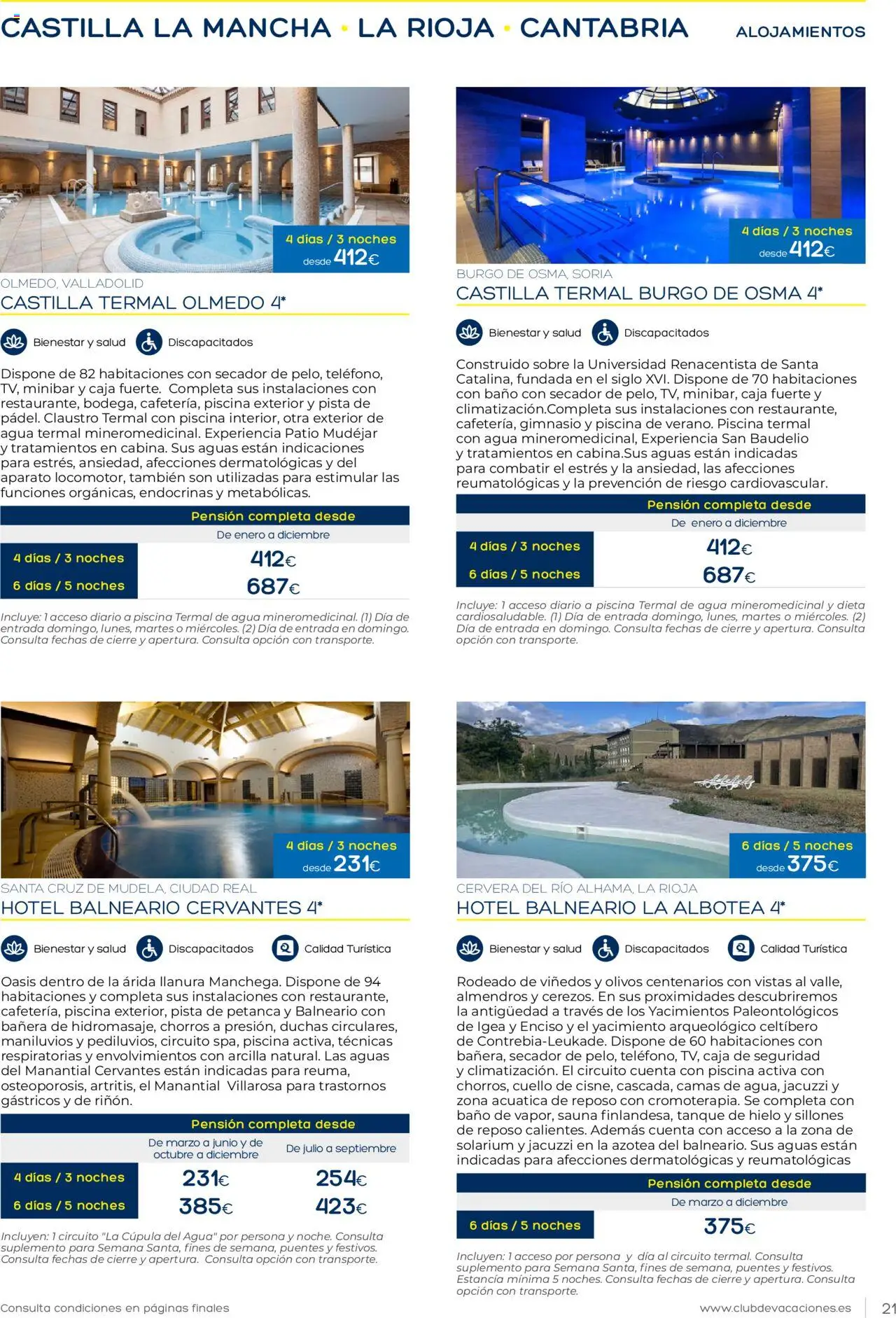 Viajes El Corte Inglés Club de Vacaciones │ válido desde el 01.01.2025 | Página: 21 | Productos: Caja, Baño