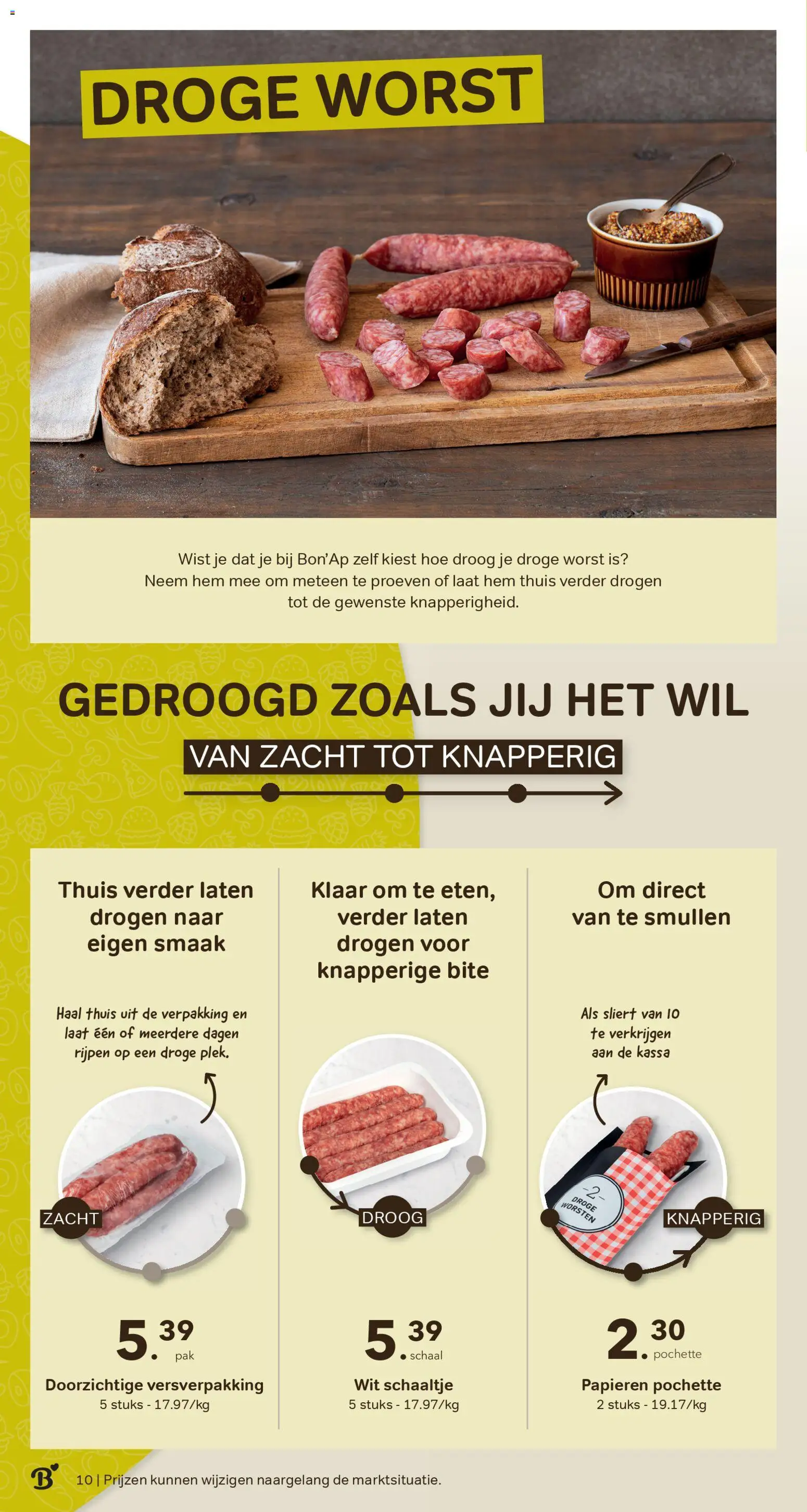 {H1} | Pagina: 10 | Producten: Worst, Schaal