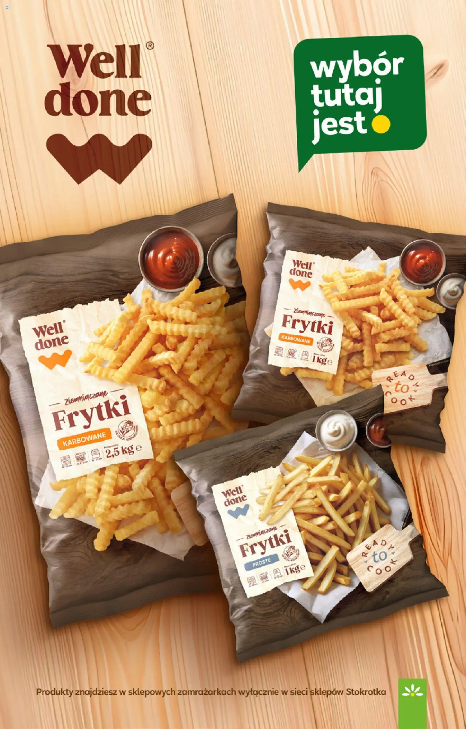 Stokrotka gazetka od 26.03.2026 | Strona: 33 | Produkty: Stokrotka, Frytki karbowane, Frytki