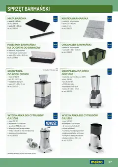 Pogląd oferty "Makro Gazetka - Profesjonalna Gastronomia" - ważna od 01.02.2026 | Strona: 37 | Produkty: Wyciskarka
