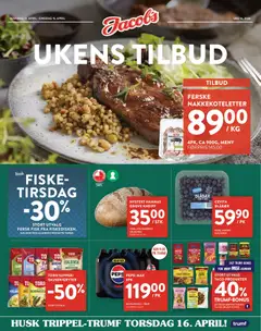 Forhåndsvisning av Jacobs kundeavis gyldig fra 13.04.2026