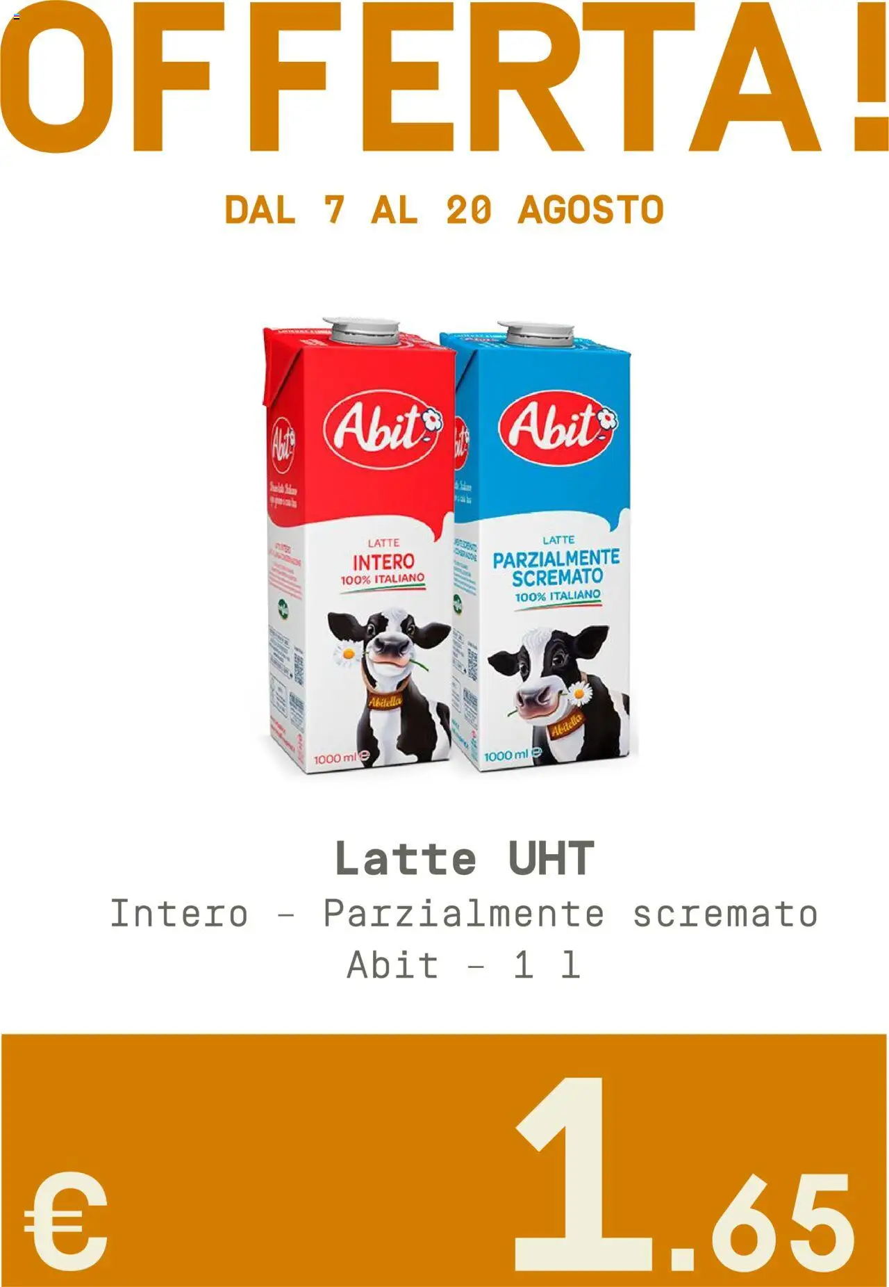 Volantino Borello Supermercati del 07.08.2025 | Pagina: 2 | Prodotti: Latte