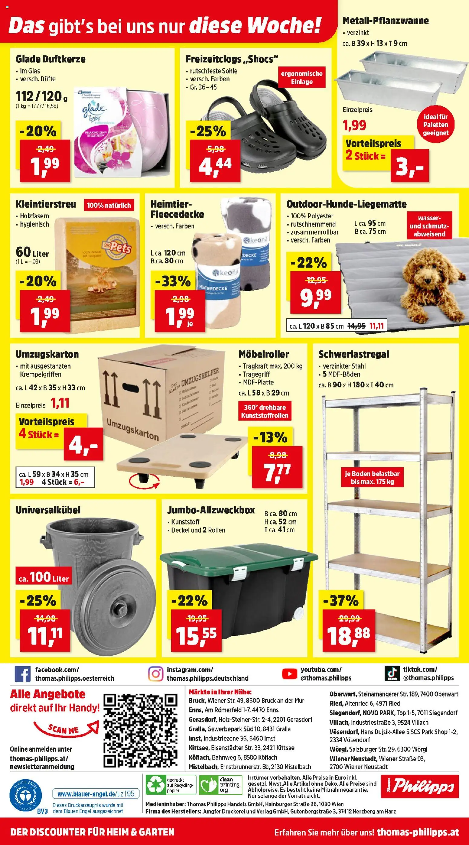 Thomas Philipps Flugblatt gültig ab 07.04.2026 | Seite: 15 | Produkte: Wasser, Decke