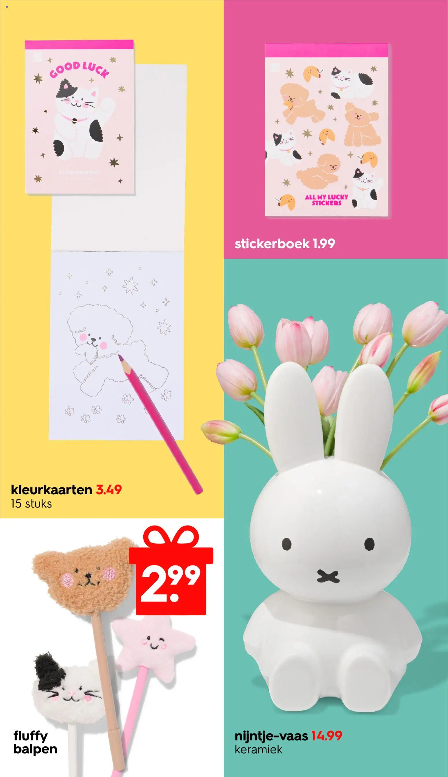 {H1} | Pagina: 57 | Producten: Stickers, Keramiek