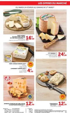 Hyper U - Prévisualisation de Hyper U catalogue valide à partir de 24.02.2026 | Page: 35 | Produits: Poissonnerie, Emmental, Lait, Camembert