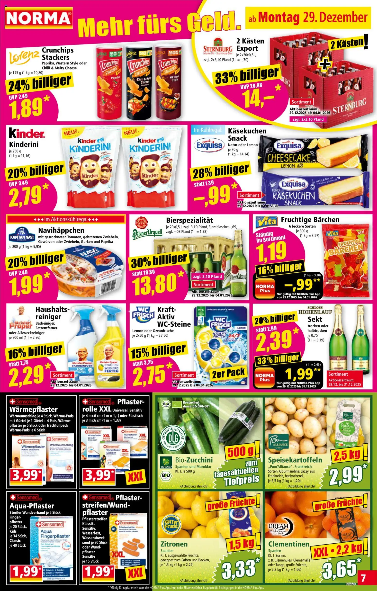 Norma Prospekt 	 – gültig ab 29.12.2025 | Seite: 6 | Produkte: Exquisa, Gürtel, Zitronen, Navi