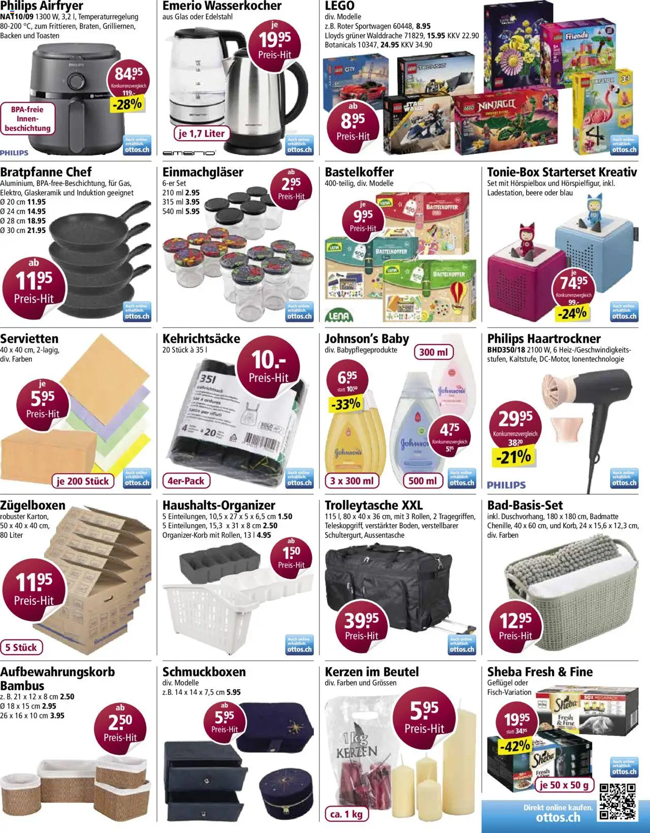 Otto's Aktionen ab 27.08.2025 | Seite: 5 | Produkte: Haartrockner, Wasserkocher, Philips