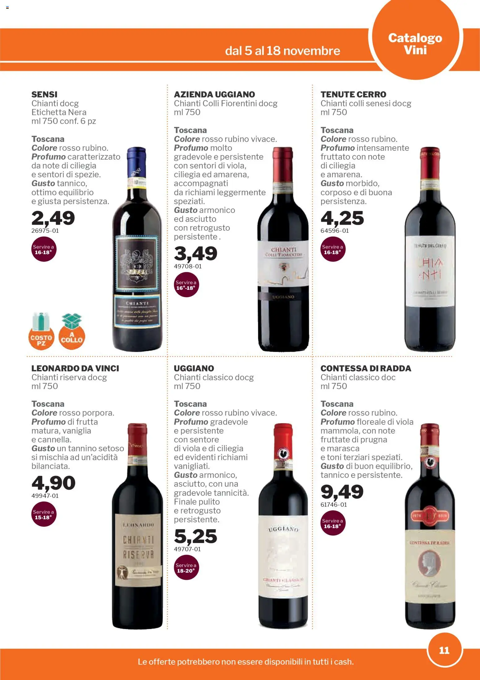 Volantino Sogegross del 05.11.2025 | Pagina: 11 | Prodotti: Frutta, Profumo