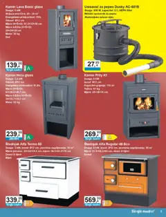 KTC - Katalog tehnike i posuđa - Pregled kataloga iz trgovine KTC, vrijedi od 22.10.2025 | Stranica: 5 | Proizvodi: Usisavač, Kamin, Štednjak