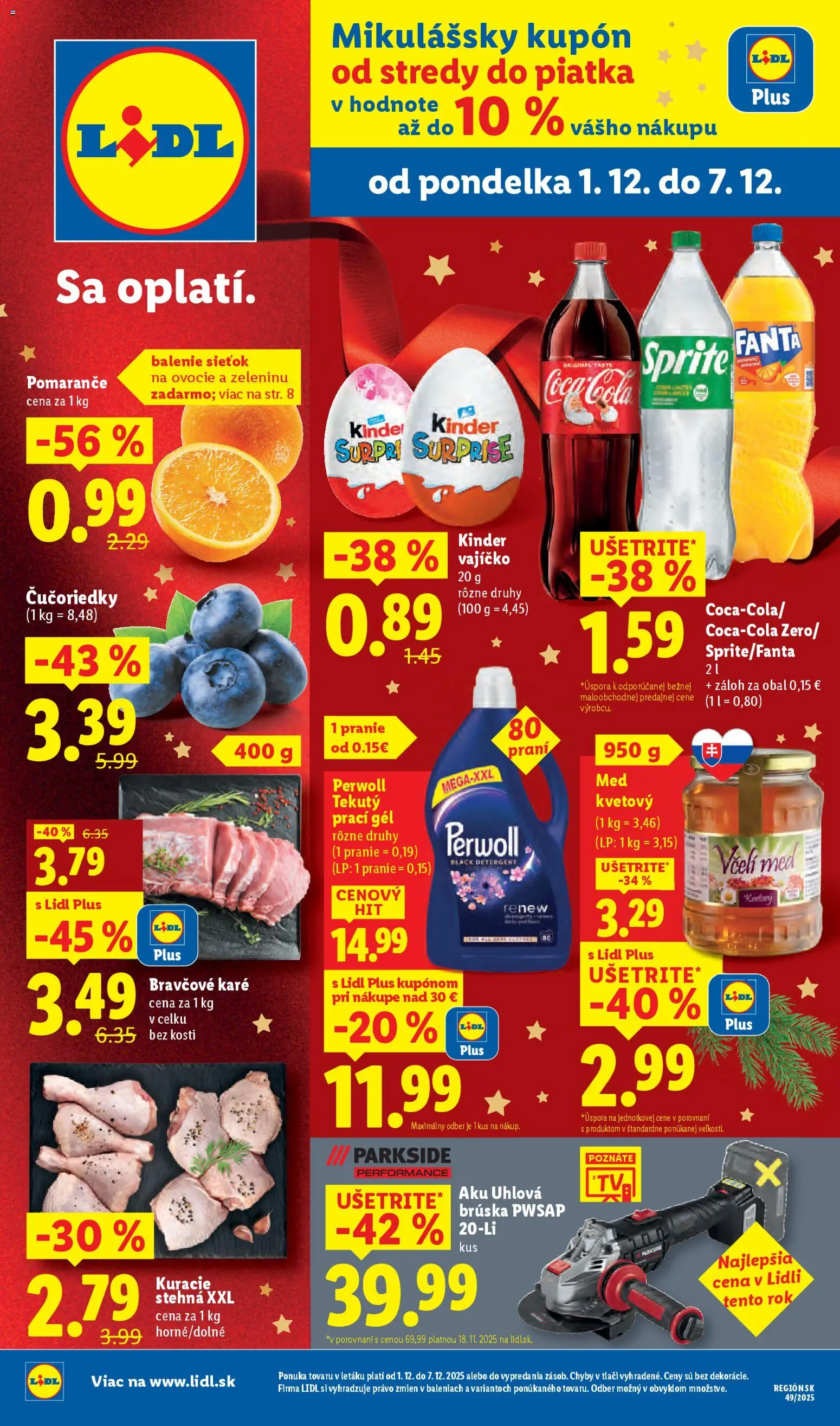 Nové Lidl akcie – leták je platný od 01.12.2025 | Strana: 1