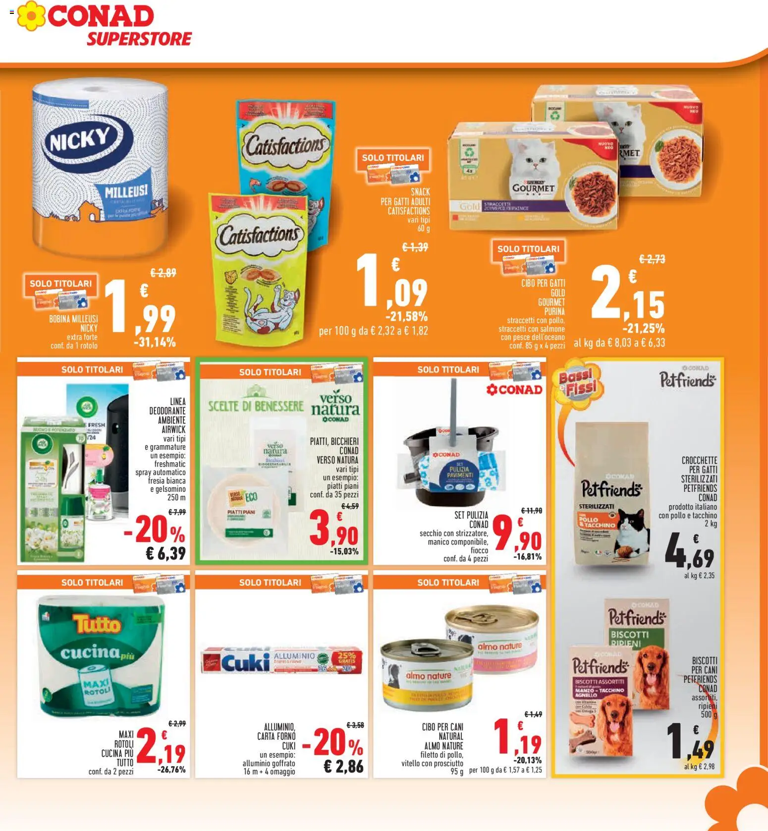 Volantino Conad del 20.11.2025 | Pagina: 33 | Prodotti: Pesce, Crocchette, Alluminio, Carta forno