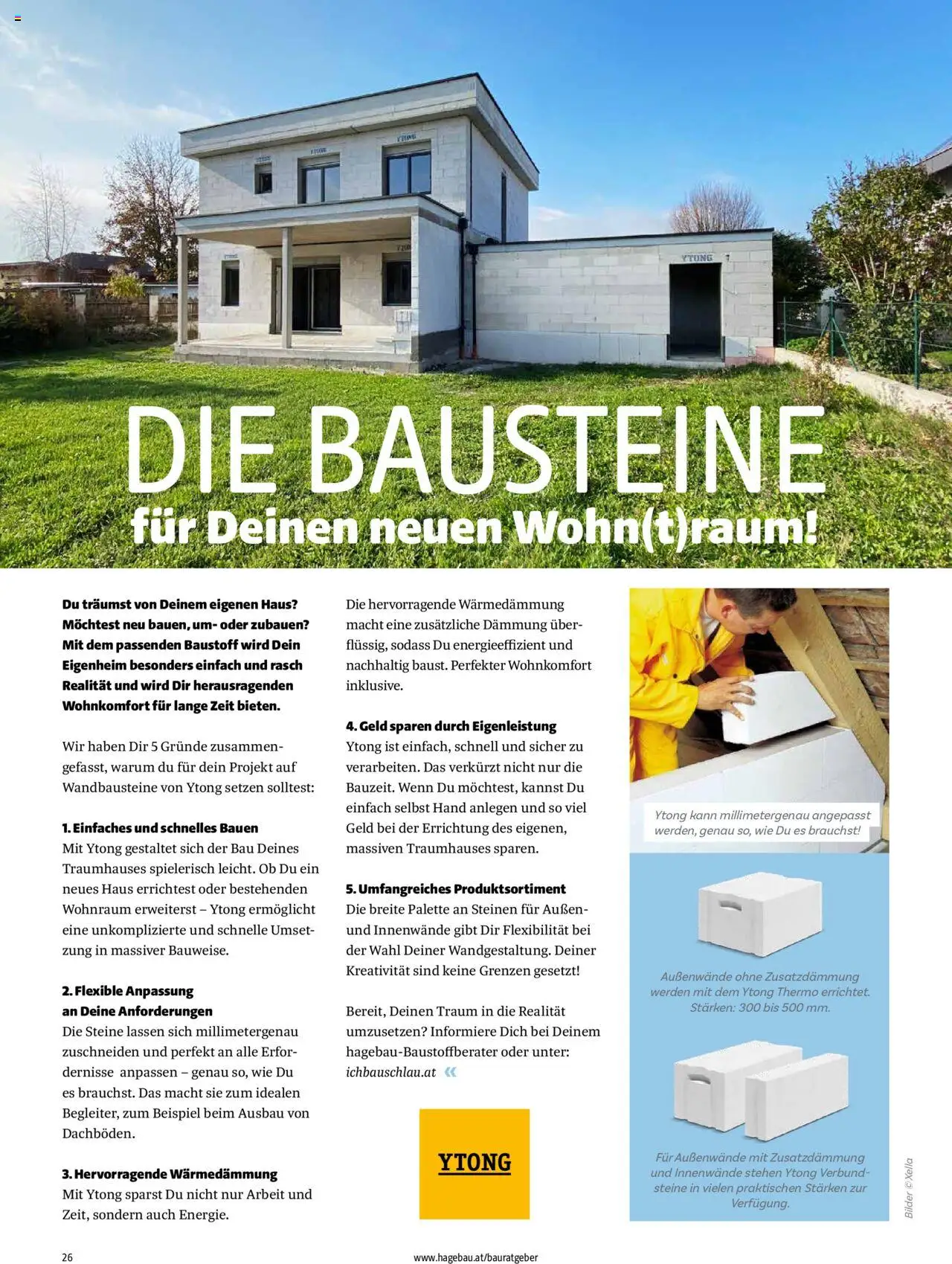 Hagebau Katalog Baurategeber gültig ab 07.04.2025 | Seite: 26