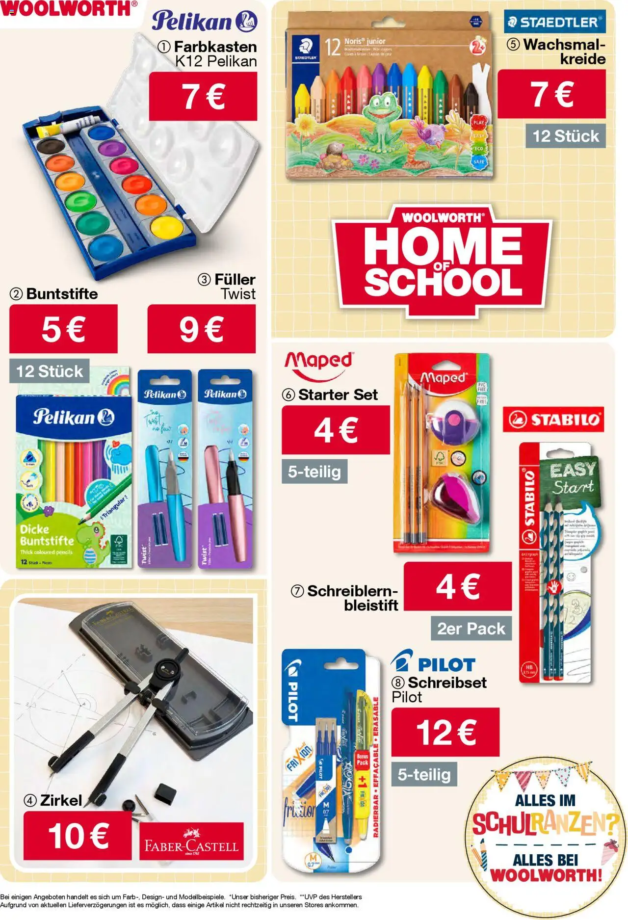 Woolworth Alles für den Schulstart gültig ab 22.08.2025 | Seite: 9