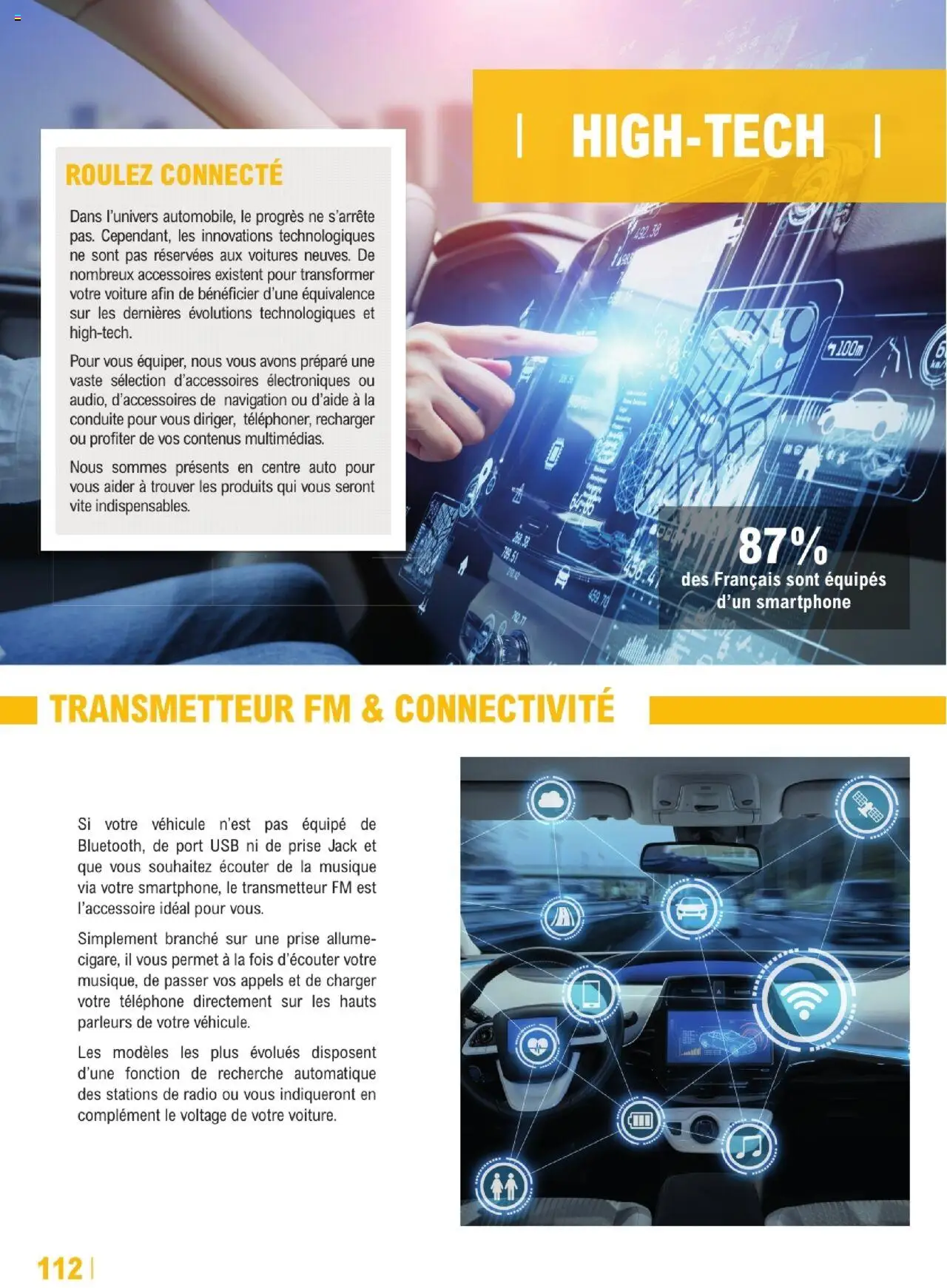 {H1} | Page: 112 | Produits: Téléphone, Radio, Navigation, Prise