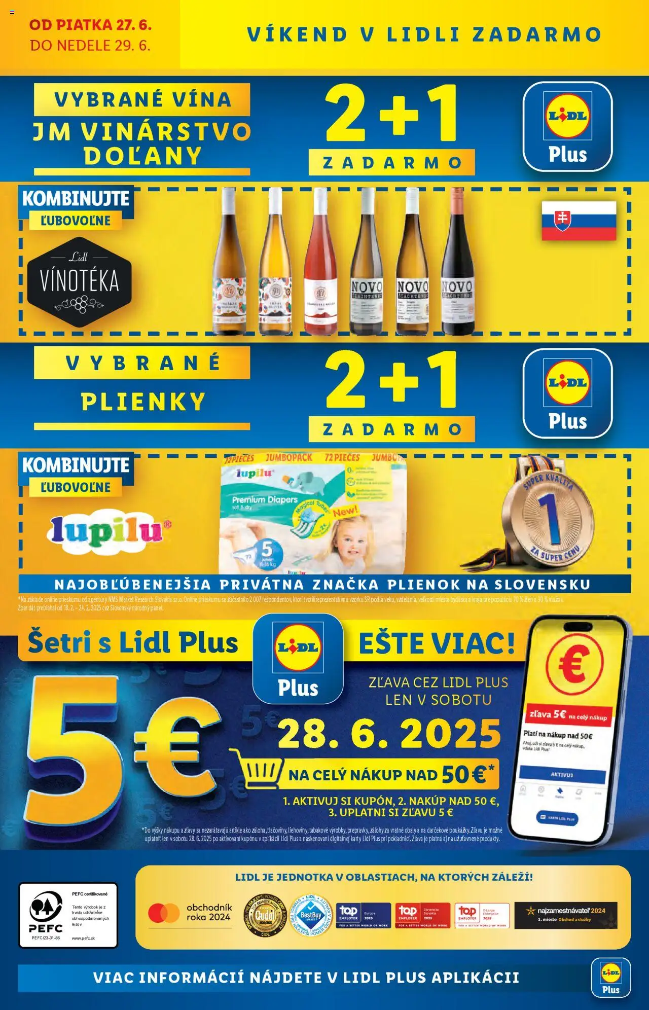 Lidl leták │ platný od 23.06.2025 | Strana: 88 | Produkty: Plienky, Vinotéka