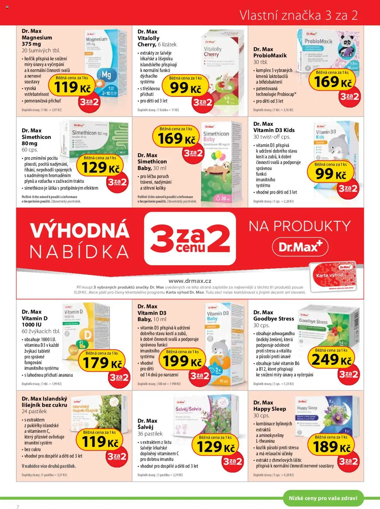 Dr. Max leták od 01.10.2025 | Strana: 7 | Produkty: Aminokyseliny, Hořčík, Vitamin D