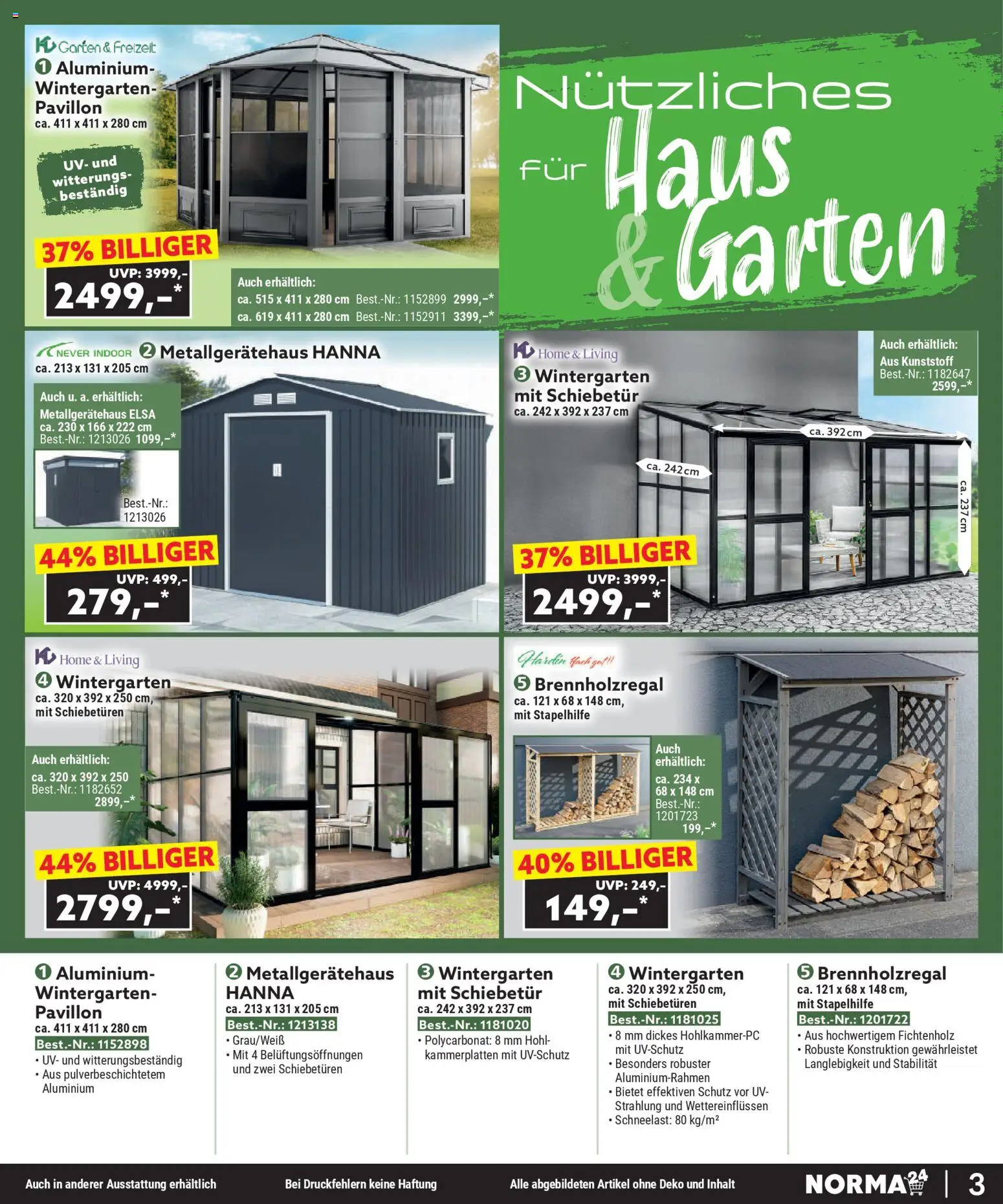 Norma Bestellmagazin Dezember 2025 – gültig ab 01.12.2025 | Seite: 3