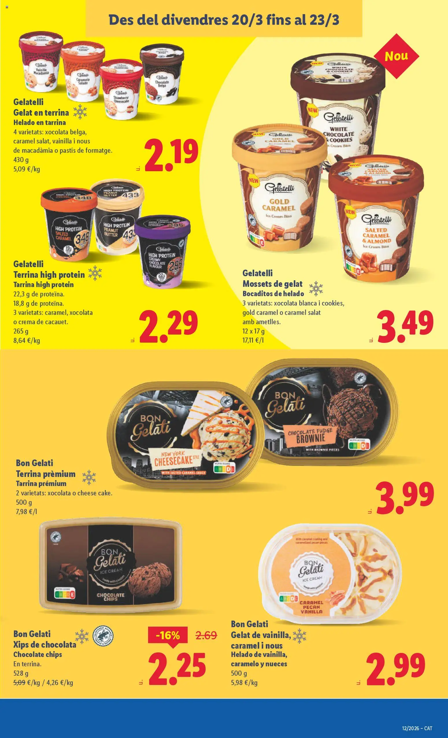 Lidl folleto │ válido desde el 16.03.2026 | Página: 37 | Productos: Chocolate, Crema, Helado