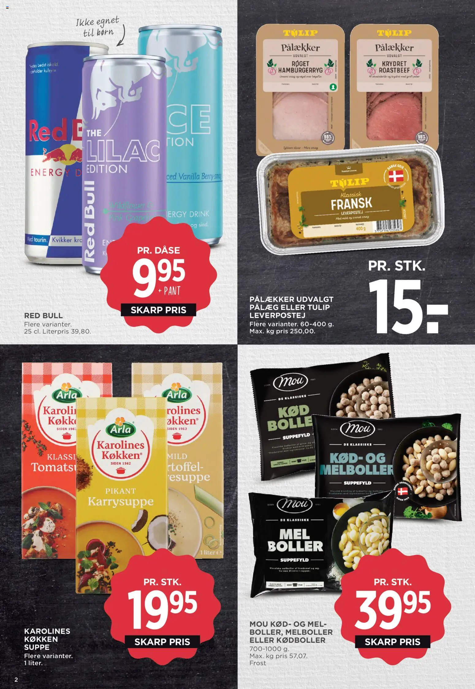 Meny tilbudsavis – gyldig fra 06.02.2026 | Side: 2 | Produkter: Mel, Peber, Leverpostej, Hamburgerryg