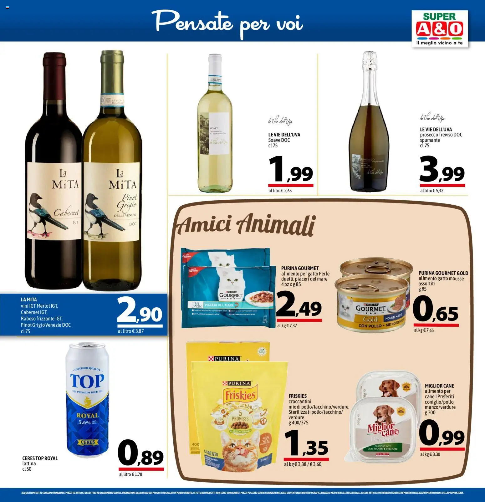 Volantino A&O del 29.01.2026 | Pagina: 13 | Prodotti: Paté, Pollo, Prosecco, Top