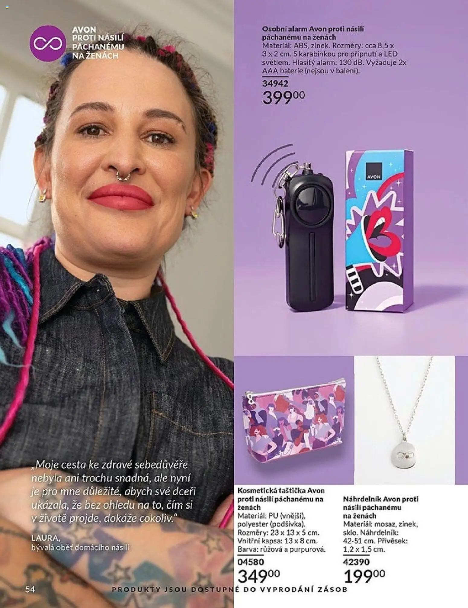 Avon Black Friday od 01.11.2025 | Strana: 54 | Produkty: Kosmetická taštička, Baterie, LED