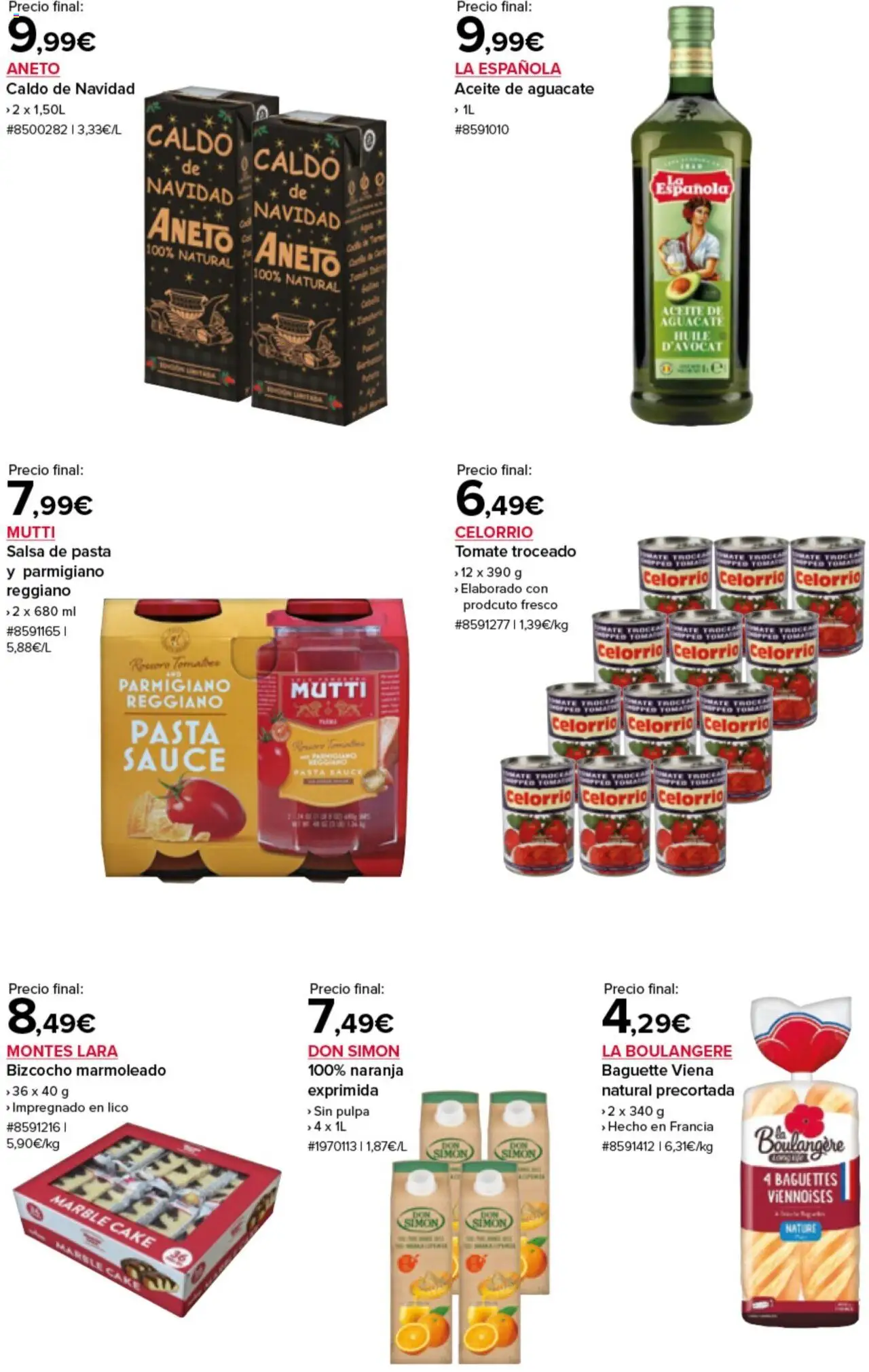 Costco catálogo │ válido desde el 09.10.2025 | Página: 5 | Productos: Κουνουπίδι, Tomates, Pasta, Té
