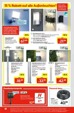 Hellweg Prospekt ab 27.10.2025 gültig | Seite: 18 | Produkte: Steckdose, Wandleuchte